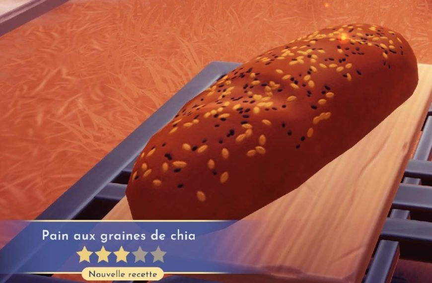 Pain aux graines de chia Disney Dreamlight Valley : comment préparer cette recette 3 étoiles ?