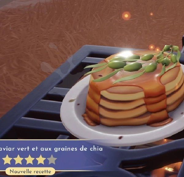 Pancakes au caviar vert et aux graines de chia Dreamlight Valley : comment préparer cette recette 4 étoiles ?