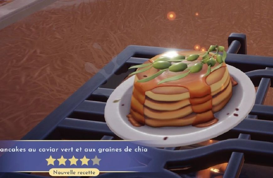 Pancakes au caviar vert et aux graines de chia Dreamlight Valley : comment préparer cette recette 4 étoiles ?