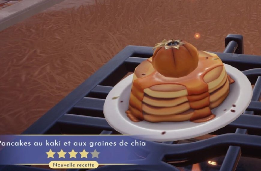Pancakes aux kakis et aux graines de chia Dreamlight Valley : comment préparer cette recette 4 étoiles ?