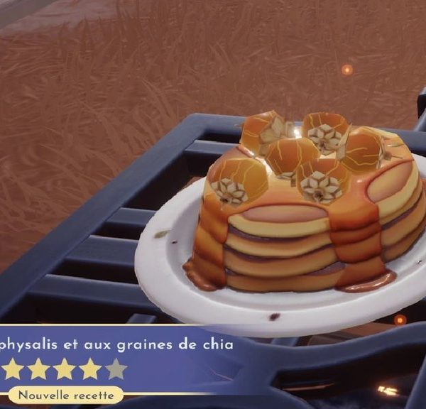 Pancakes aux physalis et aux graines de chia Dreamlight Valley : comment préparer cette recette 4 étoiles ?