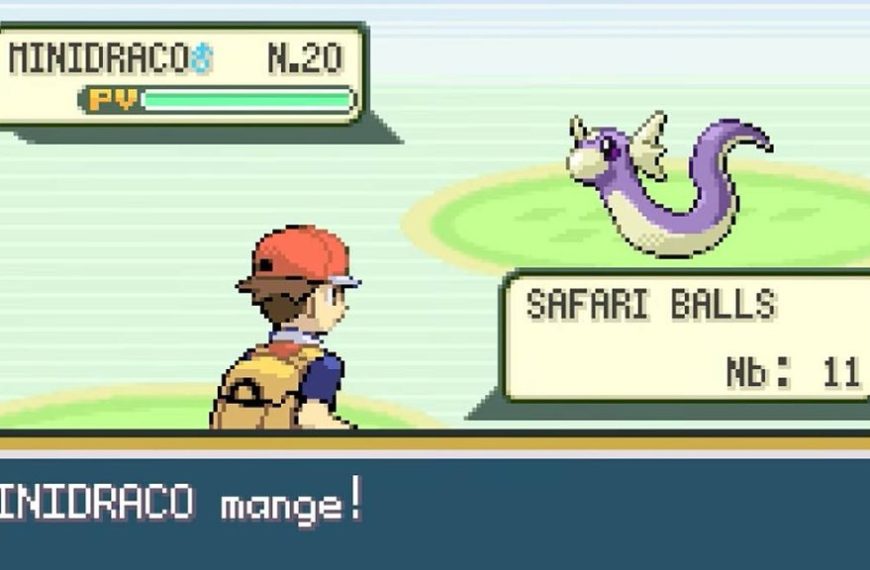Minidraco Pokémon Rouge Feu Vert : où le trouver et comment le capturer ?