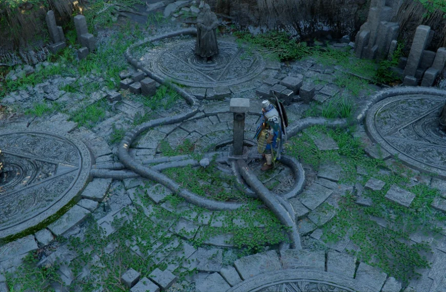 Ruines des Plaines du soleil levant Crimson Desert : comment résoudre le secret des statues tournantes ?