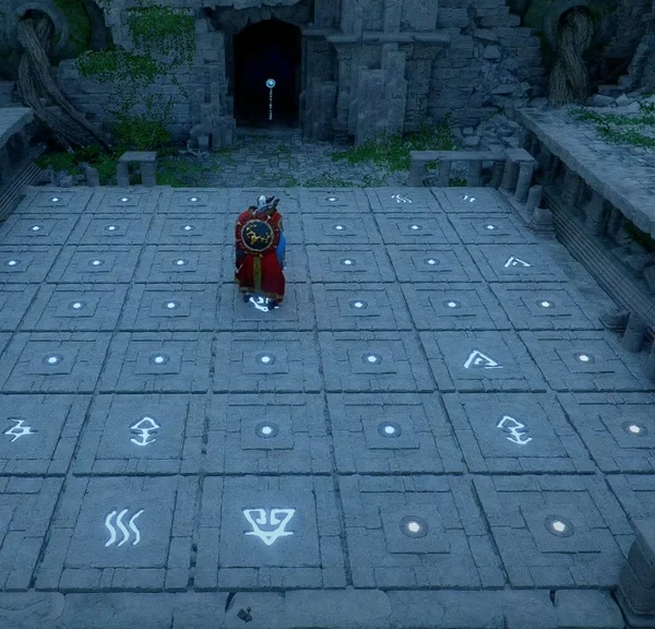 Ruines du Précipice des Échos Crimson Desert : quel chemin suivre sur les pavés ?