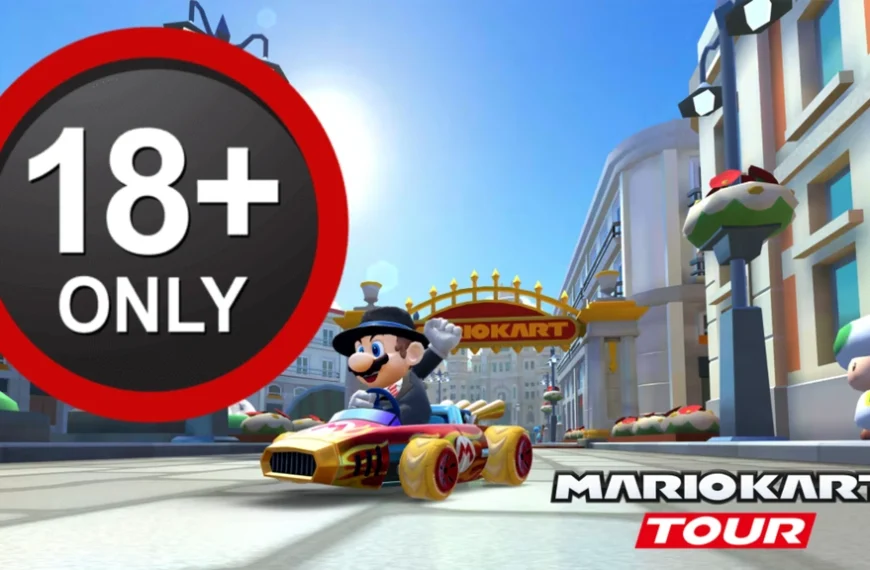 Ce Mario Kart est passé d'un jeu autorisé dès 3 ans à interdit au moins de 18 ans !