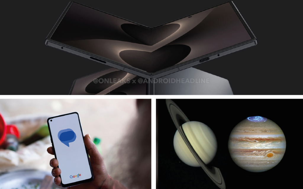 Samsung prépare un Galaxy Z Fold inédit, de nouvelles lunes entourent Jupiter, c’est le récap’ de la semaine