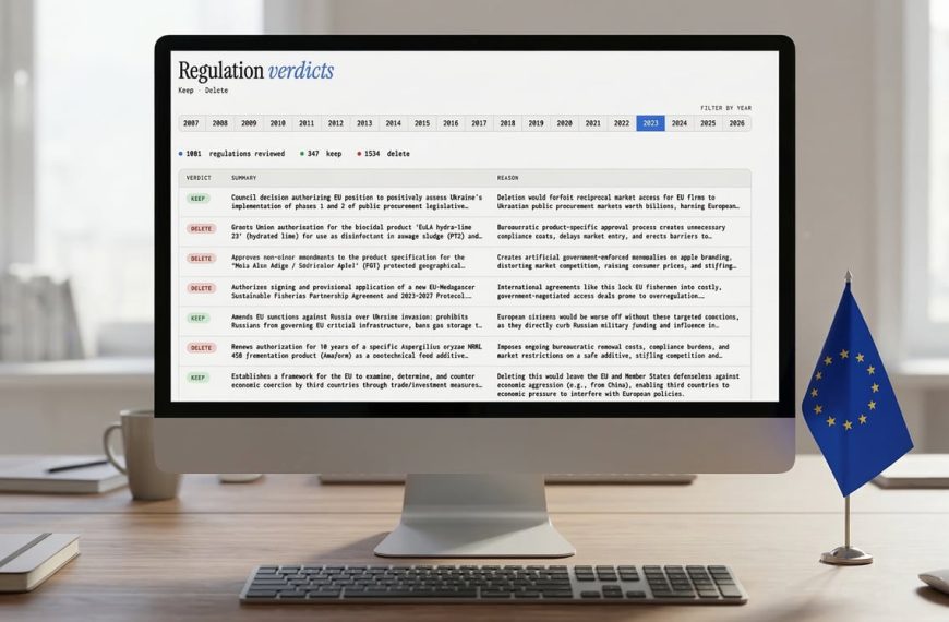 BetterEU veut passer toute la réglementation européenne au crible de l'IA
