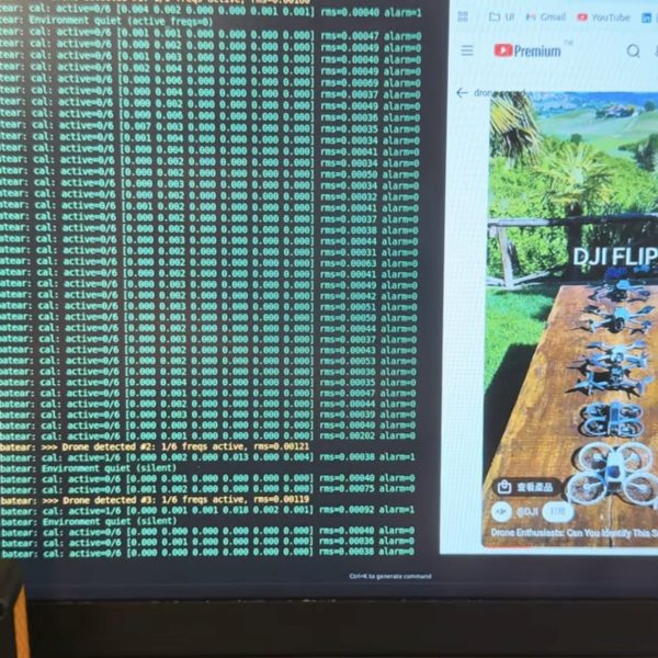 Ce détecteur de drones à 15 balles fonctionne avec un simple micro et un ESP32