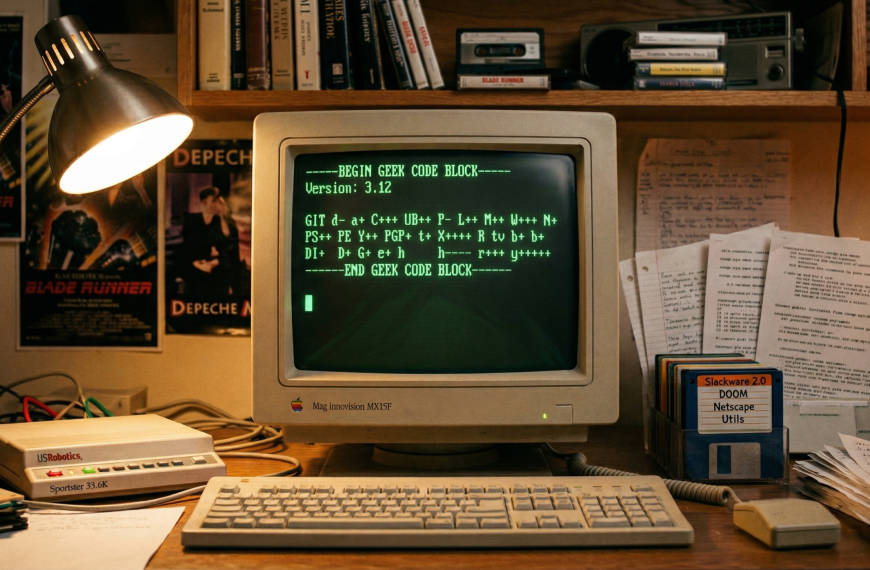 Le Geek Code – L'ancêtre des bios Instagram (en ASCII)