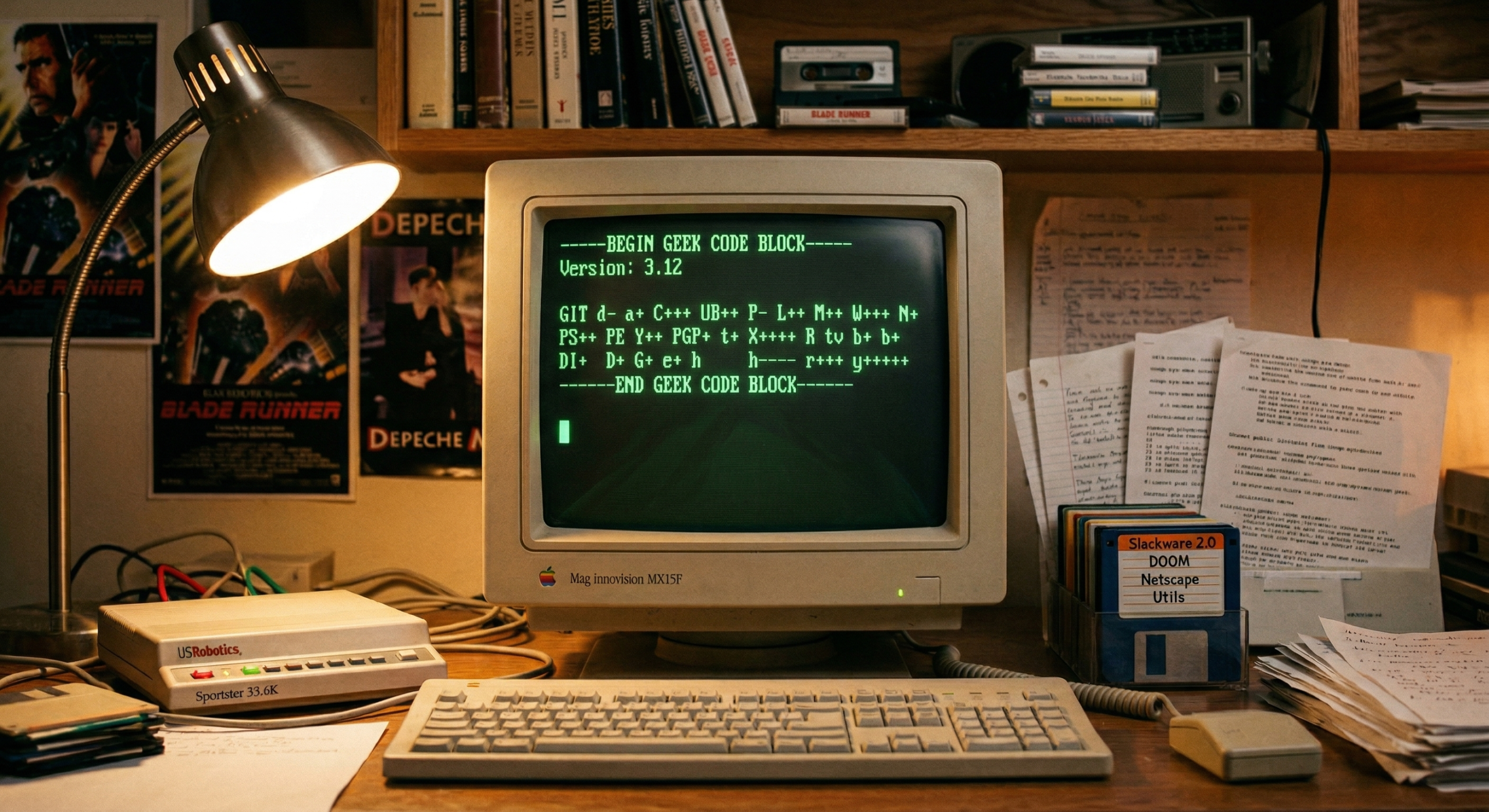 Le Geek Code – L'ancêtre des bios Instagram (en ASCII)