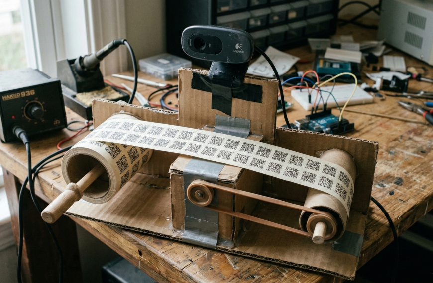 QRTape – De la musique en QR codes sur papier