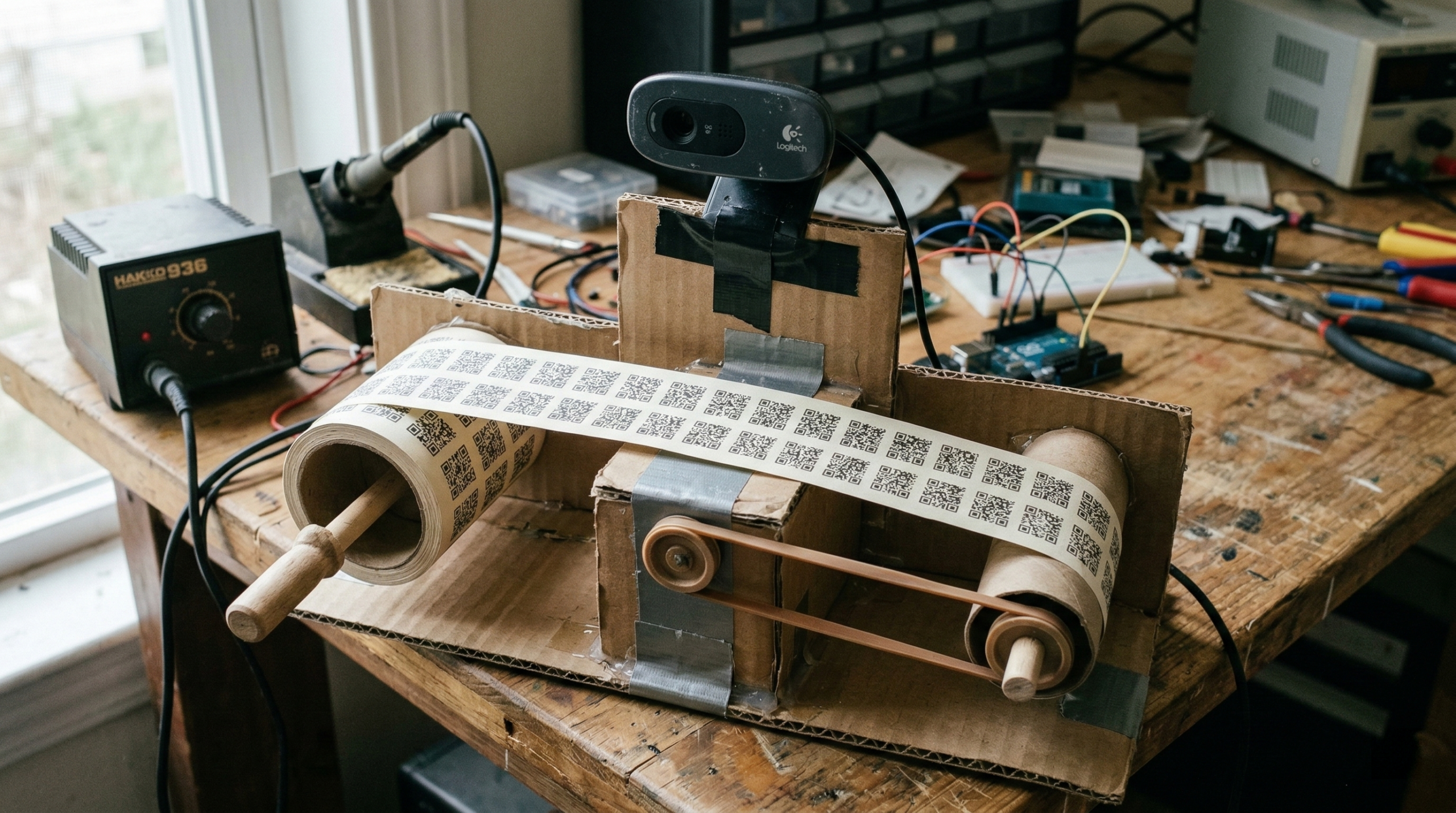 QRTape – De la musique en QR codes sur papier