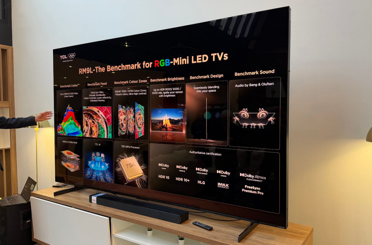 TCL lance une TV RGB mini-LED, mais ce n’est pas sa meilleure nouveauté