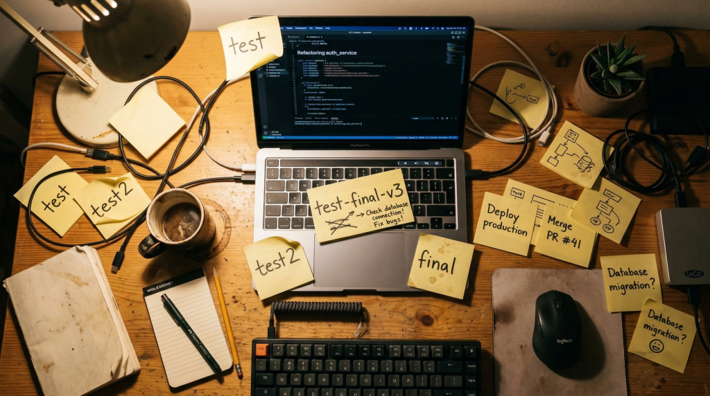 try – Fini les dossiers test-final-v3 qui traînent partout !