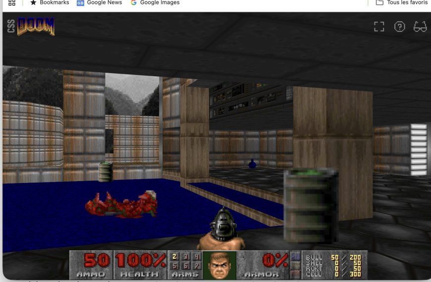 Un développeur fait tourner Doom dans un navigateur, avec du CSS et rien d'autre