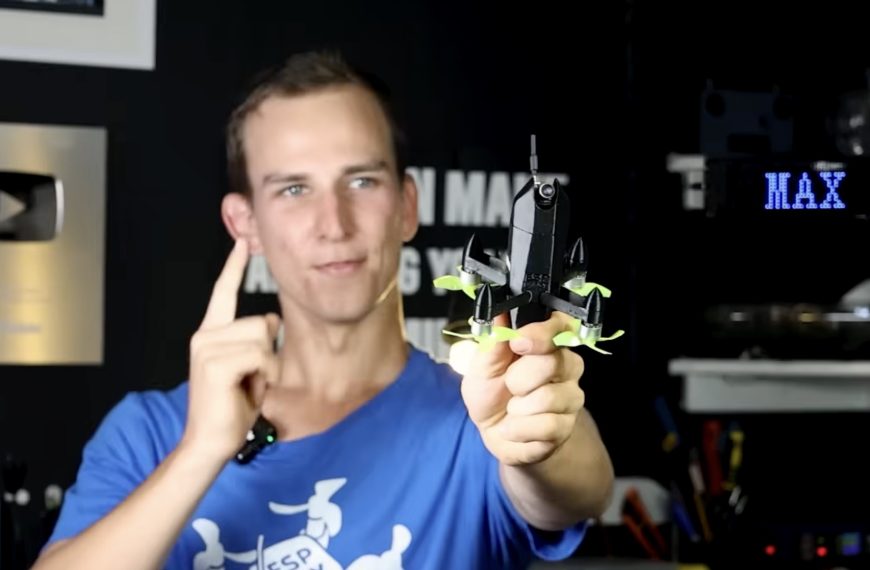 Un drone imprimé en 3D qui file à 108 km/h grâce à un ESP32