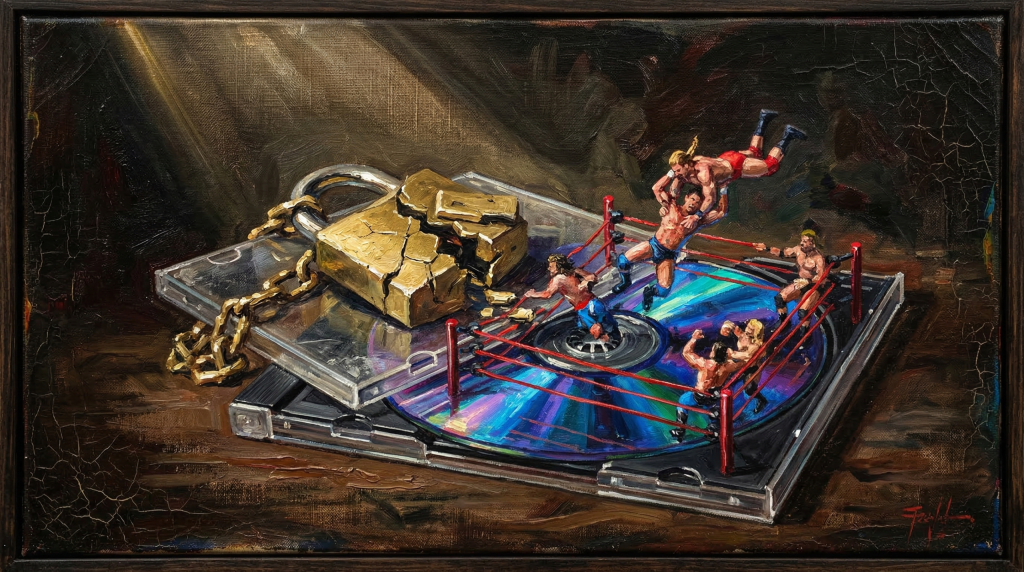 25 ans de catch WCW verrouillé par un DRM en carton