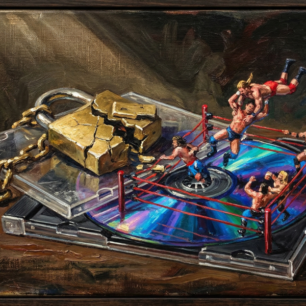 25 ans de catch WCW verrouillé par un DRM en carton