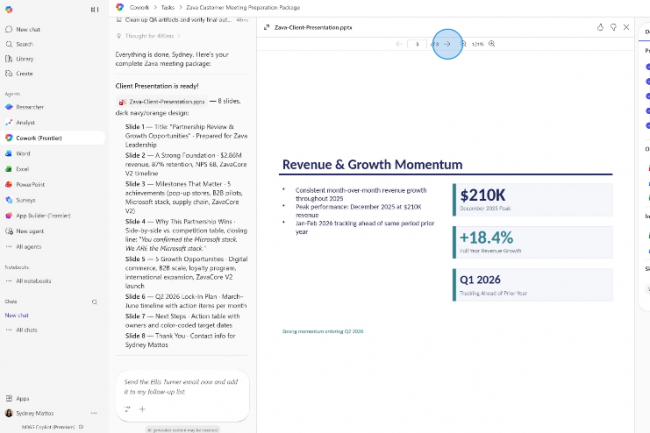 Microsoft intègre Cowork d'Anthropic à Copilot