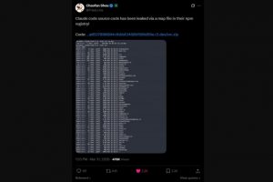 L'erreur d'un employé d'Anthropic expose le code source de Claude Code