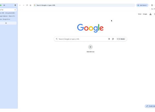 Chrome intègre les onglets verticaux