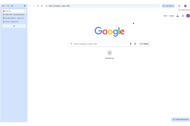 Chrome intègre les onglets verticaux