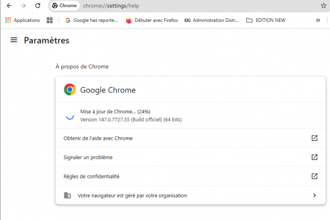Deux failles critiques corrigées dans Chrome 147