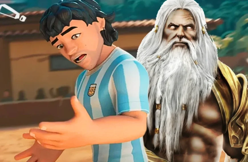 FIFA : il existe un nouveau jeu de foot où Maradona peut… utiliser les pouvoirs de Zeus et mettre des lucarnes !