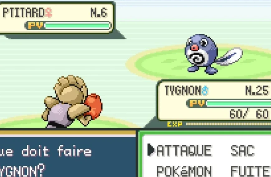 Ptitard Pokémon Rouge Feu : où le trouver, comment le faire évoluer et savoir s'il est fort en combat ?