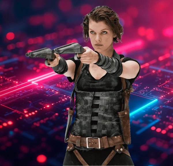 L'actrice star de Resident Evil nouvelle reine de l'IA ? Le débat fait rage