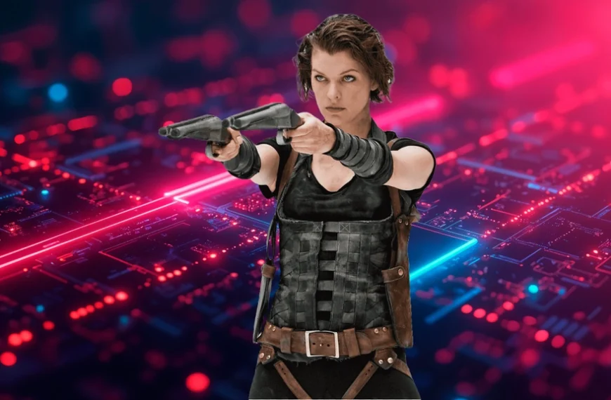 L'actrice star de Resident Evil nouvelle reine de l'IA ? Le débat fait rage