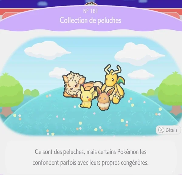 Peluches Pokopia : la liste complète et où trouver les Iles-Rêves ?