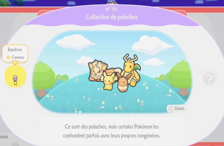 Peluches Pokopia : la liste complète et où trouver les Iles-Rêves ?