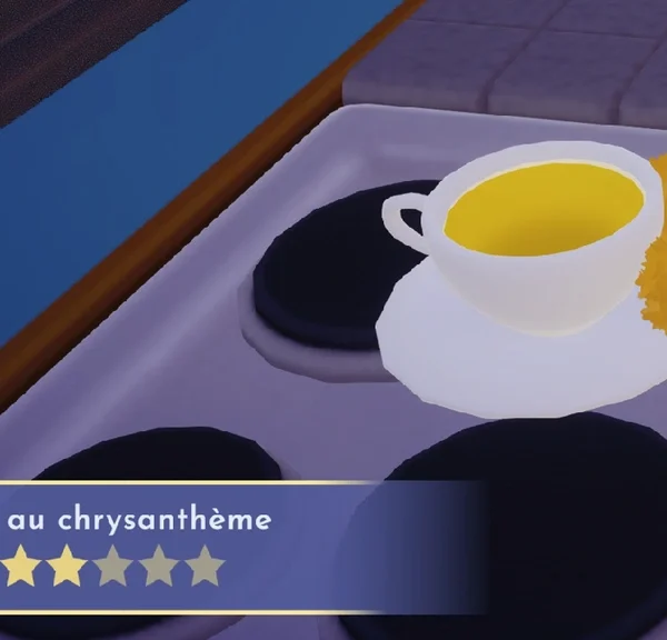 Thé au chrysanthème Disney Dreamlight Valley : comment préparer cette recette 2 étoiles ?