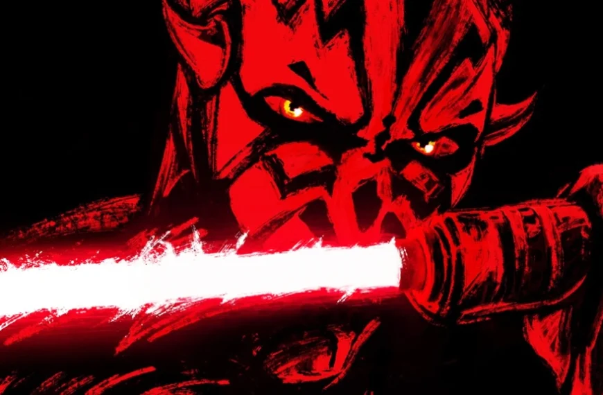 Vous ne le savez sûrement pas, mais quand Dark Maul manie son sabre laser dans la nouvelle série Star Wars, on peut entendre un cri étrange
