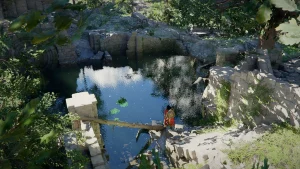 Ruines des Contreforts de Barbesylve Crimson Desert : comment résoudre l’énigme des moulins à eau ?