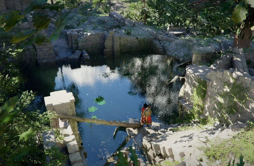 Ruines des Contreforts de Barbesylve Crimson Desert : comment résoudre l’énigme des moulins à eau ?