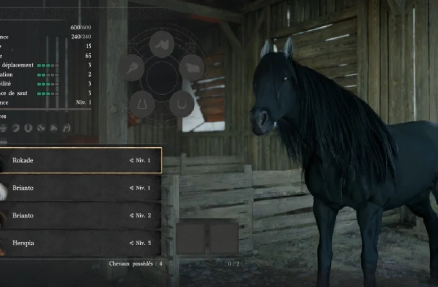 Comment soigner son cheval dans Crimson Desert ?