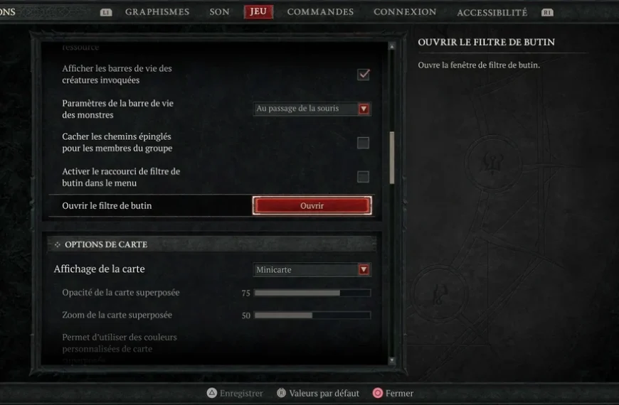 Filtre du butin Diablo 4 : Loot filter… Où le trouver et comment l'activer dans les paramètres sur PC, PS5 et Xbox Series ?