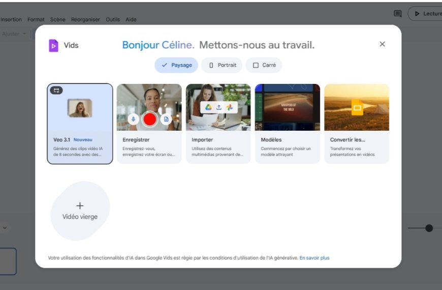 Google Vids : la dernière mise à jour rend la génération de vidéos IA pour tous encore plus facile et utile