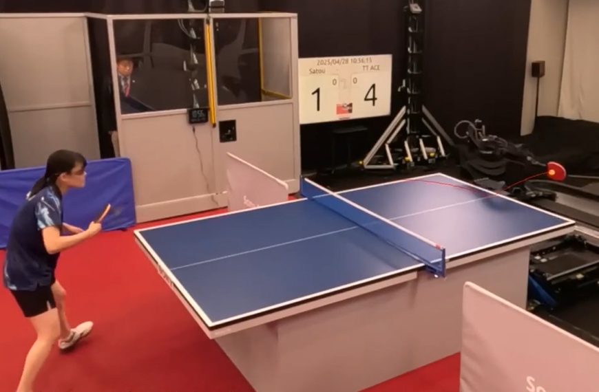 Le robot IA Ace bat des champions de ping-pong avec un coup jugé impossible