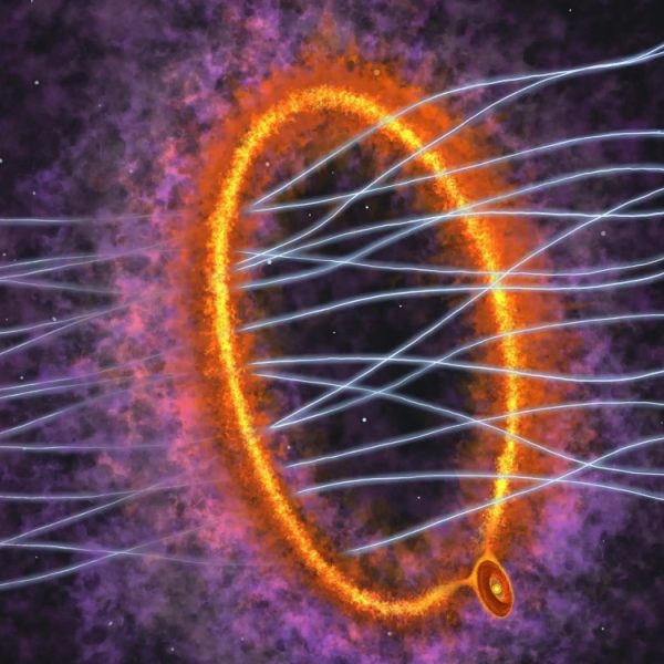 Un anneau de gaz colossal entoure cette jeune étoile et personne ne sait pourquoi