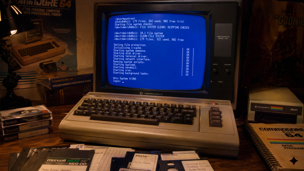 C64UX – Un shell Unix-like pour Commodore 64