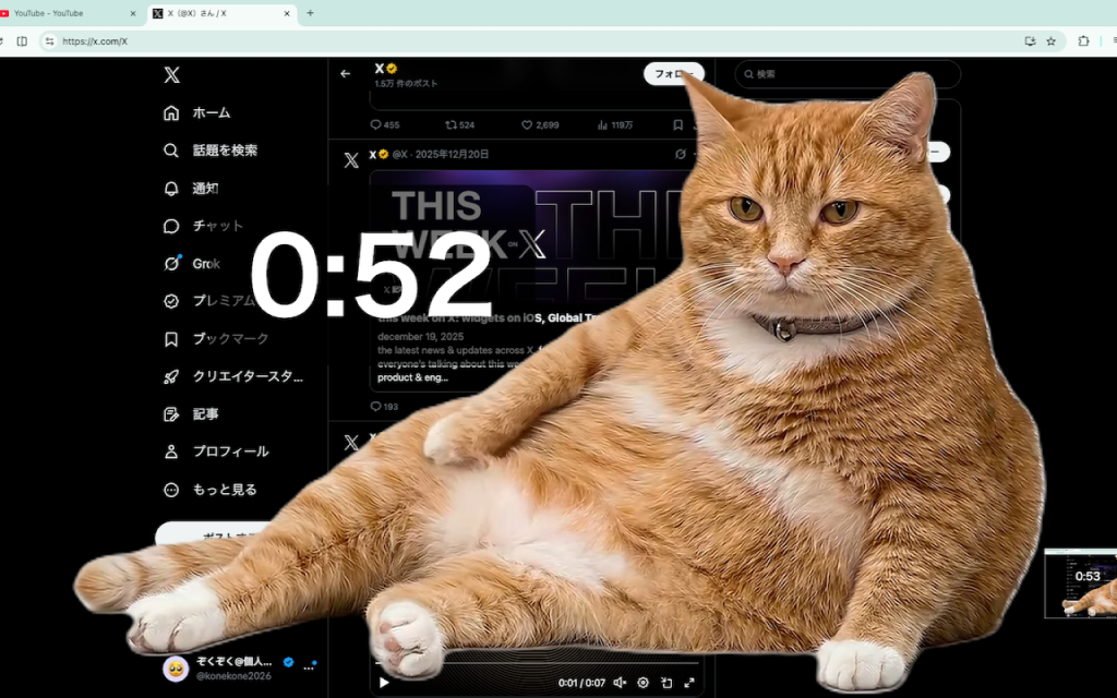 Cat Gatekeeper – Le chat qui débarque quand vous scrollez trop