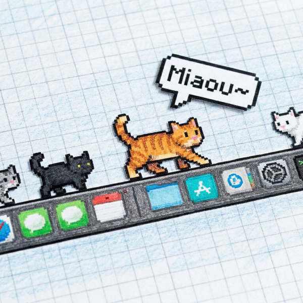 CATAI – Des chats pixel art boostés à l'IA sur votre dock