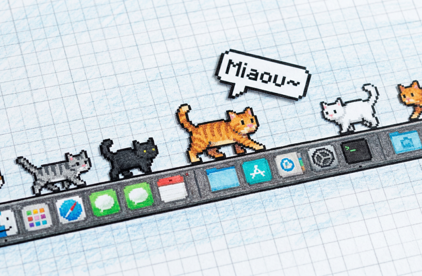 CATAI – Des chats pixel art boostés à l'IA sur votre dock