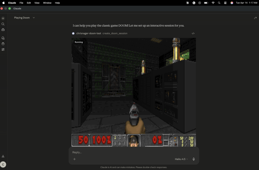 DOOM tourne aussi dans ChatGPT et Claude (évidemment)