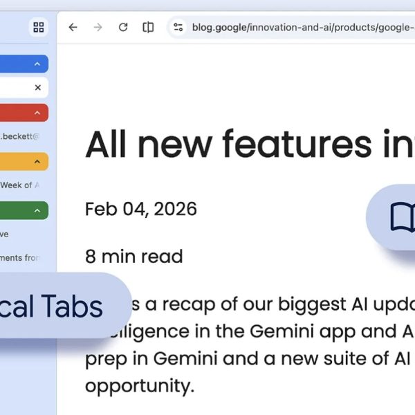 Google Chrome adopte enfin les onglets verticaux